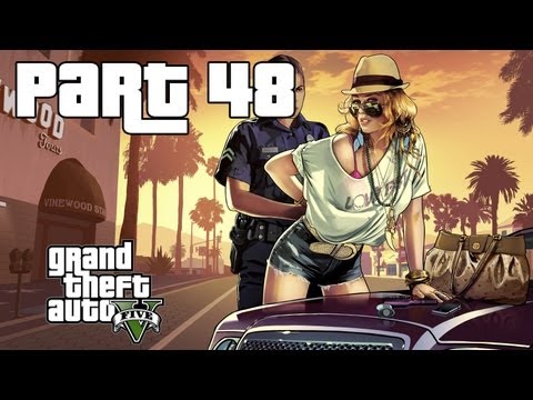 Grand Theft Auto 5 Walkthrough Gameplay w/ Commentary Part 48 - Military Plane Hijacking