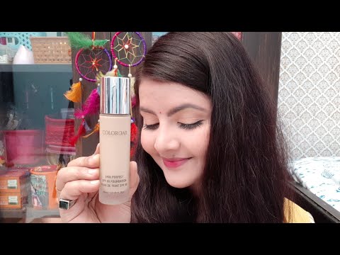 Colorbar skin perfect spf 60 foundation demo | foundation for summers for indian skin | RARA Video