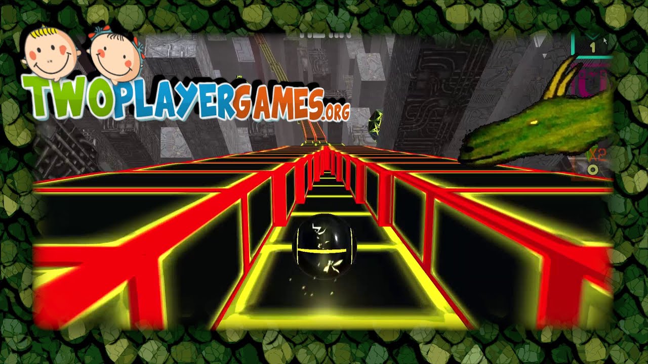 I got to level 5 in Two Ball 3D: Dark on TwoPlayerGames.Org