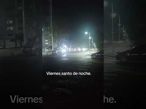 Viernes Santo en la noche. Naguanagua Carabobo Venezuela.