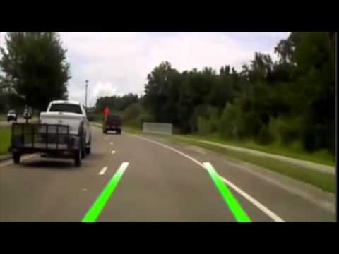 Aftermarket Lane Departure/Collision Warning/DVR Operation Video