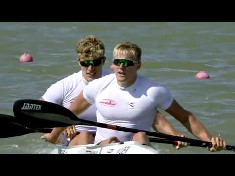 2017 ICF World Cup 2 in Szeged, Hungary, Men's K-2 1000m Semi-Final 3. HD