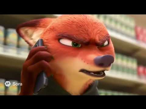 Zootopia AI: Soup Store (Sora 2)