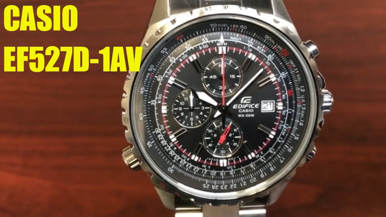 Casio Edifice Chronograph Watch EF-527D-1AV EF527D-1AV
