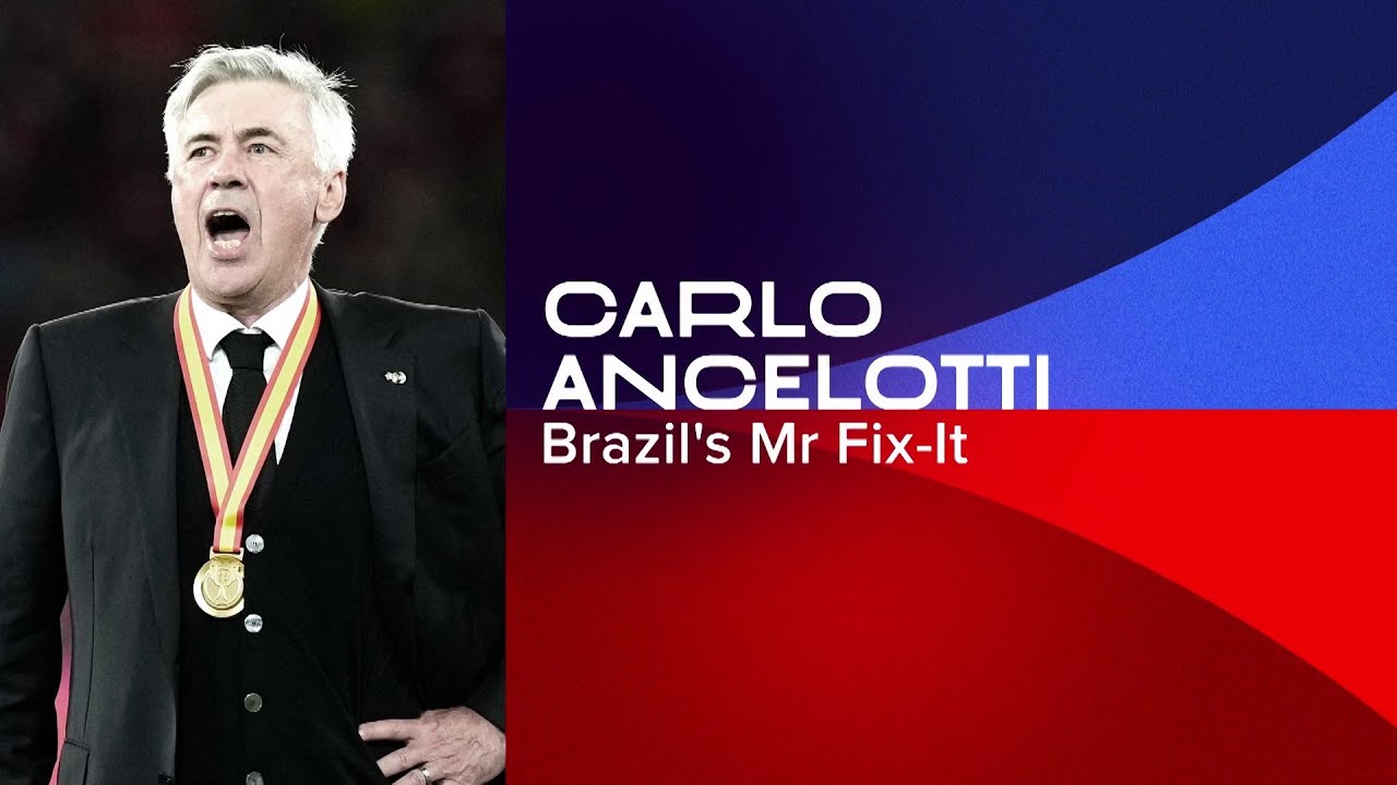 😉 ¡PLENA CONFIANZA EN ANCELOTTI! | Brasil confía en el técnico italiano para volver al protagonismo