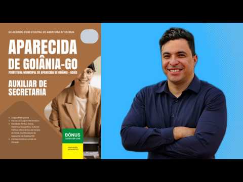 Apostila Concurso Prefeitura de Aparecida de Goiânia-GO 2026 - Auxiliar de Secretaria