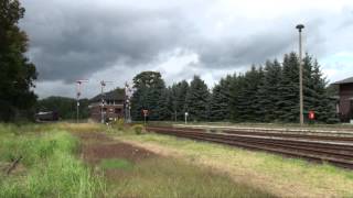 preview picture of video 'Rangieren im Bahnhof Karow (Mecklenburg)'