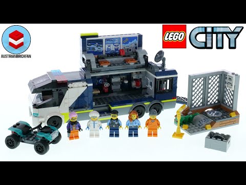 LEGO City 60418 Police Mobile Crime Lab Truck – LEGO Speed Build Review