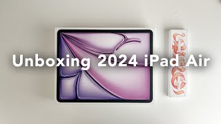 NEW iPad Air 2024 Unboxing & Review | Apple Pencil Pro Review