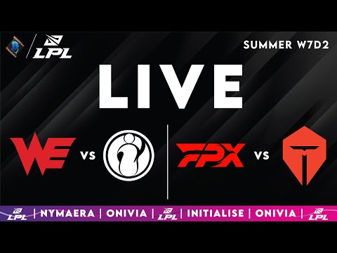 WE vs IG | FPX vs TES LPL 2025 Live Summer | LPL English W7D2 with Nymaera & Initialise