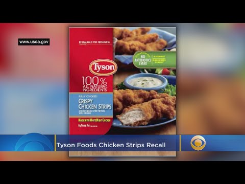 Tyson Foods Recalls Chicken Strips For Possible Metal...