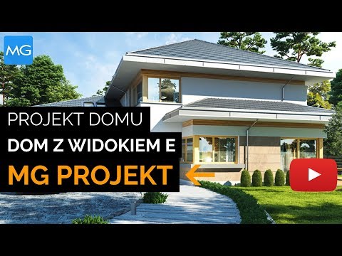 Projekt domu Dom z widokiem E MG Projekt - 346.61 m2 - koszt budowy 436 tys. zł
