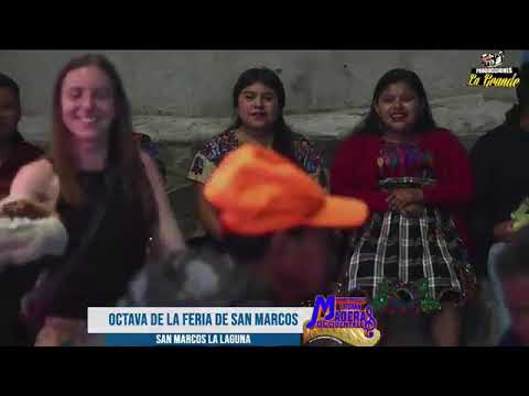 Marimba Orquesta La Gran Maderas Occidentales en la 8va Feria de San Marcos, La Laguna, Sololá