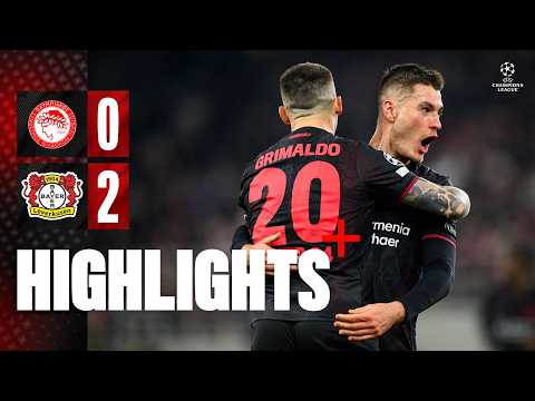 Brace from Patrik Schick! Champions League highlights: Bayer 04 wins 2-0 against Olympiacos