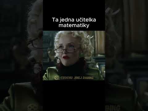 Rita Holubová jako učitelka matematiky!