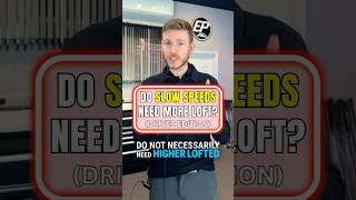 Do slower swing speed golfers NEED higher lofted drivers?! #mythbusting #golf #golfswing #golfer