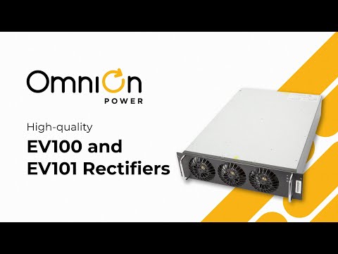OmniOn Power's EV100 Rectifier for DC Fast Charging