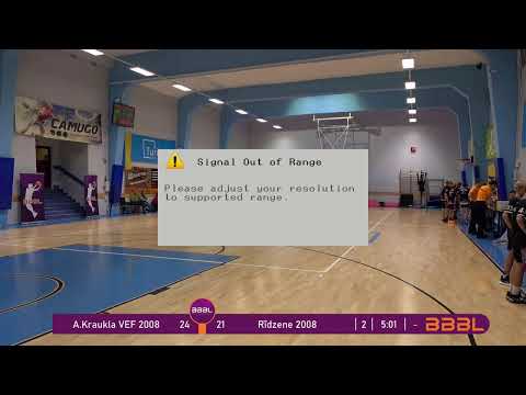 BBBL U15 / Rīdzene 2008  - A.Kraukla VEF 2008 /