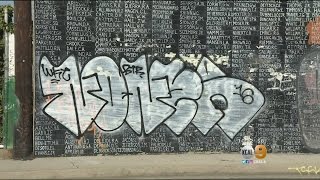Vandals Deface Vietnam War Memorial In Venice