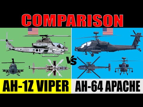 AH-64 Apache vs AH-1Z Viper: comparison | Bell AH-1z Viper vs Apache: Which is better?