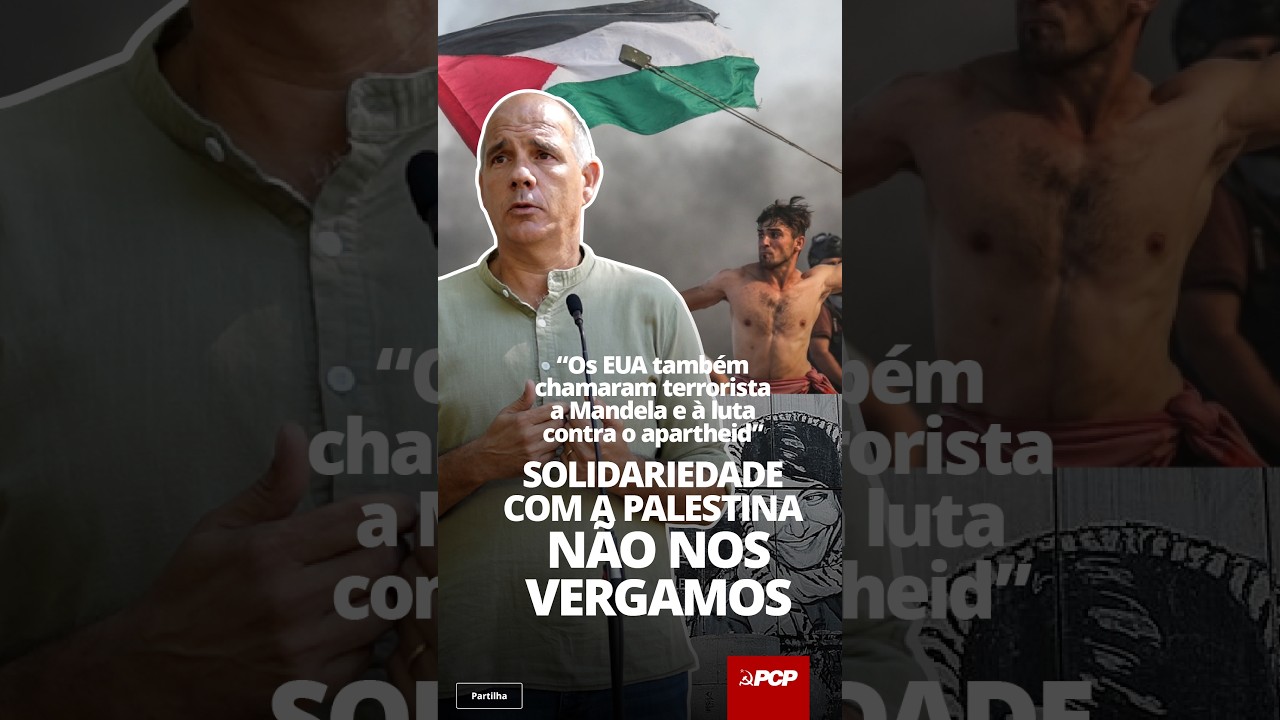 📢 “Os EUA também chamaram terrorista a Mandela e à luta contra o apartheid.”