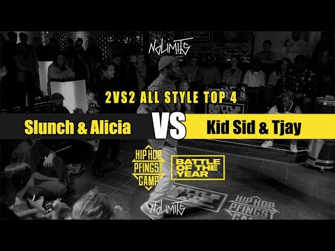 Slunch & Alicia vs Kid Sid & Tjay | ALL STYLE TOP4 | BOTY CE x HIPHOP PFINGSTCAMP 2023