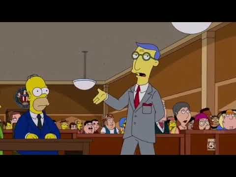 The Simpsons Guy: Judge Fred Flinstone