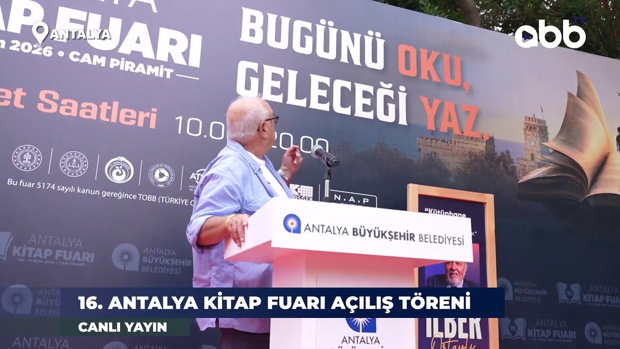 16. Antalya Kitap Fuarı Açılış Töreni