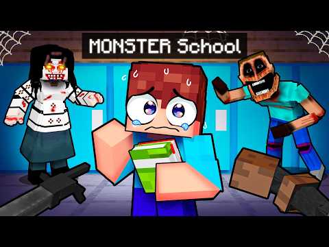 HERO attends MINECRAFT MONSTER SCHOOL!