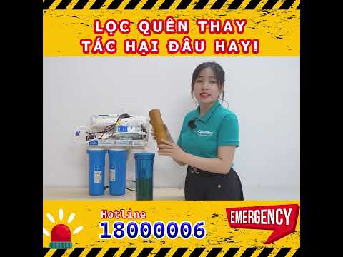 Không thay lõi lọc nước đúng hạn, rủi ro sức khỏe cho gia đình bạn!
