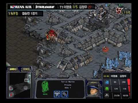 Flash vs Effort Game 1 @ Korean Air OSL Finals (Part 1)