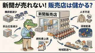 新聞が売れなくても成立する？日本の新聞販売店の経済学