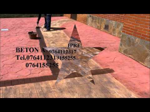 Beton Amprentat Bârza,Olt Tel.0764112317-0764155255