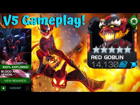 5-Star Rank 5 Red Goblin Gameplay! Destroying Variant 5! - Marvel Contest of Champions