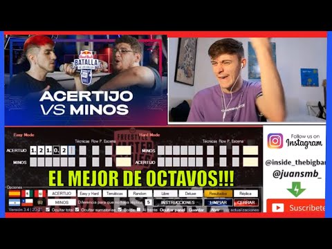 ACERTIJO vs MINOS (*REACCIÓN y ANÁLISIS*) RB INTERNACIONAL 2020 (Octavos)