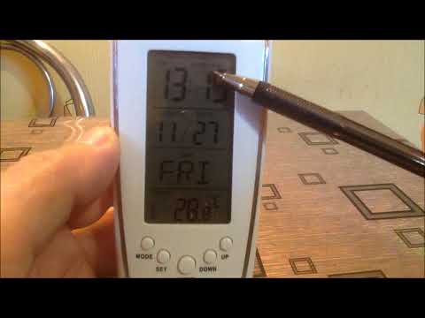 Часы будильник DS 510, инструкция наглядная.2018 год.