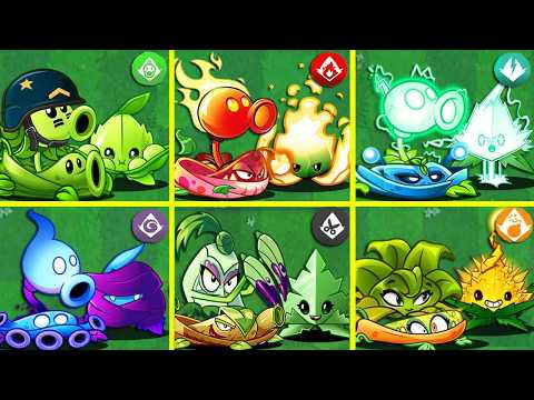 7 Team Plant & Vine & Mint Battlez - Who Will Win? - Pvz 2 Team Plant vs Team Plant