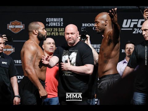 UFC 214: Daniel Cormier vs. Jon Jones 2 Staredown - MMA Fighting