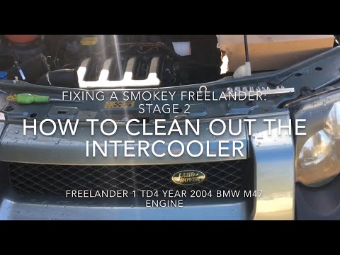 How to Clean the Intercooler Freelander TD4 Smoke...