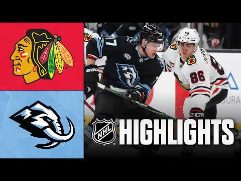 Blackhawks vs. Mammoth | NHL Highlights | March 01, 2026