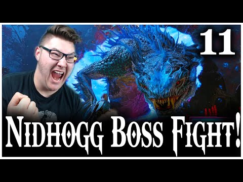God of War Ragnarok NidHogg Boss Fight Reaction | God of War Ragnarok Reaction Part 11