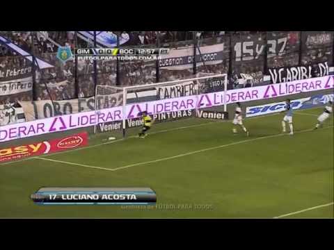 Gol Acosta  Gimnasia 0 Boca 1  Fecha 19  Final 2014