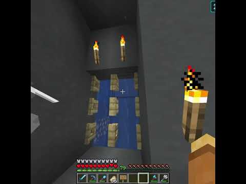 Making luxury horse stables on the 100 by 100 Minecraft World