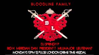 BLOODLINE DJ SPRINGY P BIG H MERIDIAN DAN PREZ MILLI MYTUS LIEUTENANT B2DAL 23/7/12