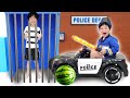 Yejun Police Car Toy Play With Water Melon Power Wheels For Kids