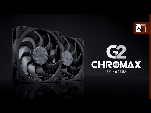 Refrigeration Air Noctua 120 mm PWM NF-A12x25 G2 chromax.black SSO2 1800 RPM video