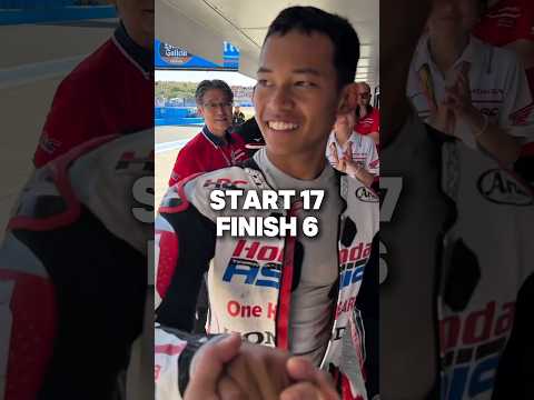 Veda Finish P6 Moto3 Jerez Spanyol!!