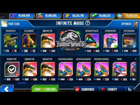 Vip battle of Indoraptor - Jurassic World The Game