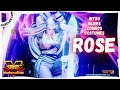 Street Fighter V ROSE All Costumes Intro Blows Combos Update August 2021