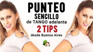 💃#Punteo de tango #SENCILLO adelante para la mujer  - Analía Centurión💯